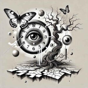 Surrealistyczne postacie - Free tattoo design ideas ai genereted - inkby.ai