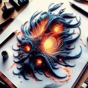 Biomechanika - Free tattoo design ideas ai genereted - inkby.ai