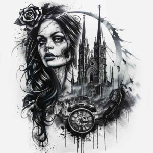 Inne mroczne - Free tattoo design ideas ai genereted - inkby.ai