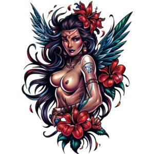 Postacie. - Free tattoo design ideas ai genereted - inkby.ai