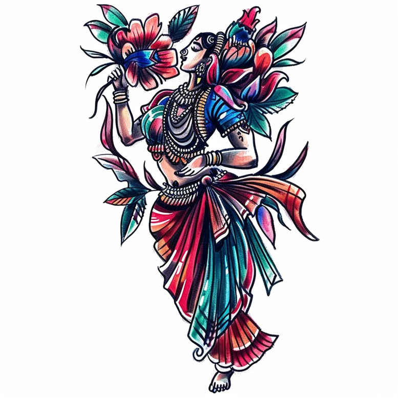 Postacie. - Free tattoo design ideas ai genereted - inkby.ai