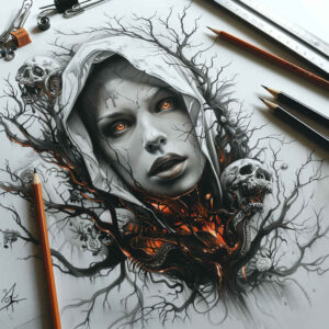 Inne mroczne - Free tattoo design ideas ai genereted - inkby.ai