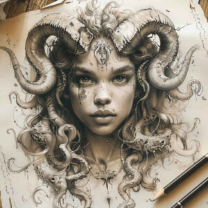 Inne mroczne - Free tattoo design ideas ai genereted - inkby.ai