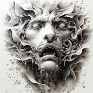 Surrealistyczne postacie - Free tattoo design ideas ai genereted - inkby.ai