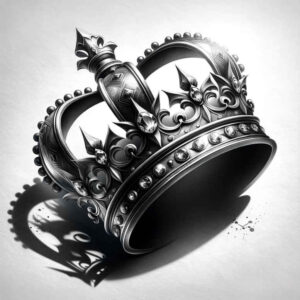 Korony i diamenty - Free tattoo design ideas ai genereted - inkby.ai