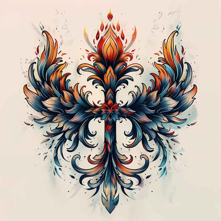 Krzyże - Free tattoo design ideas ai genereted - inkby.ai