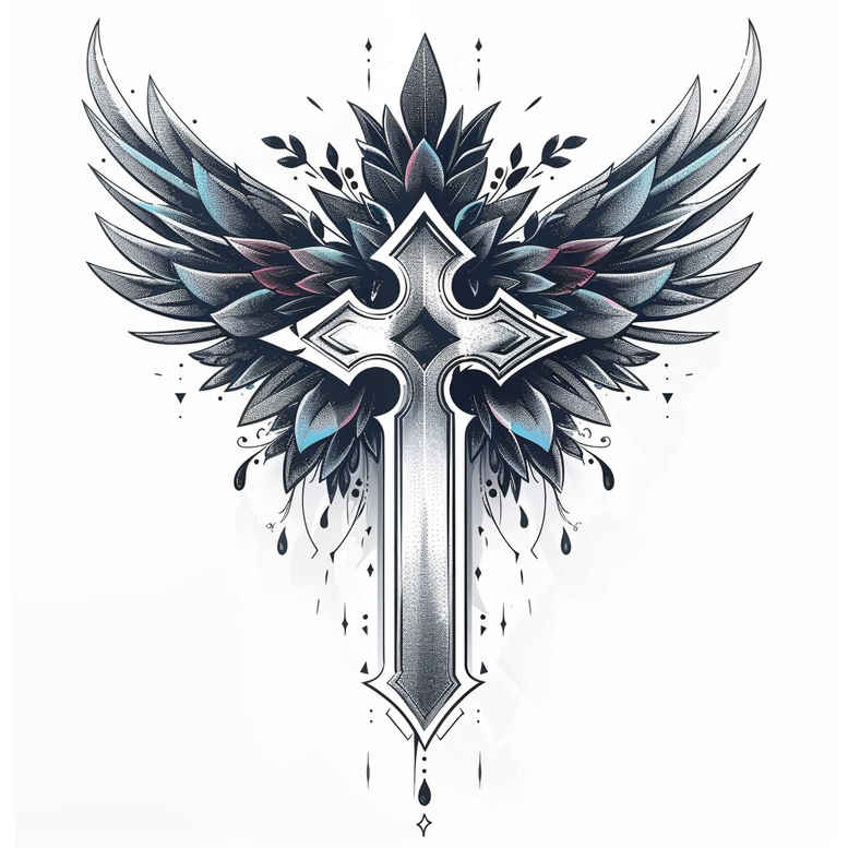 Krzyże - Free tattoo design ideas ai genereted - inkby.ai