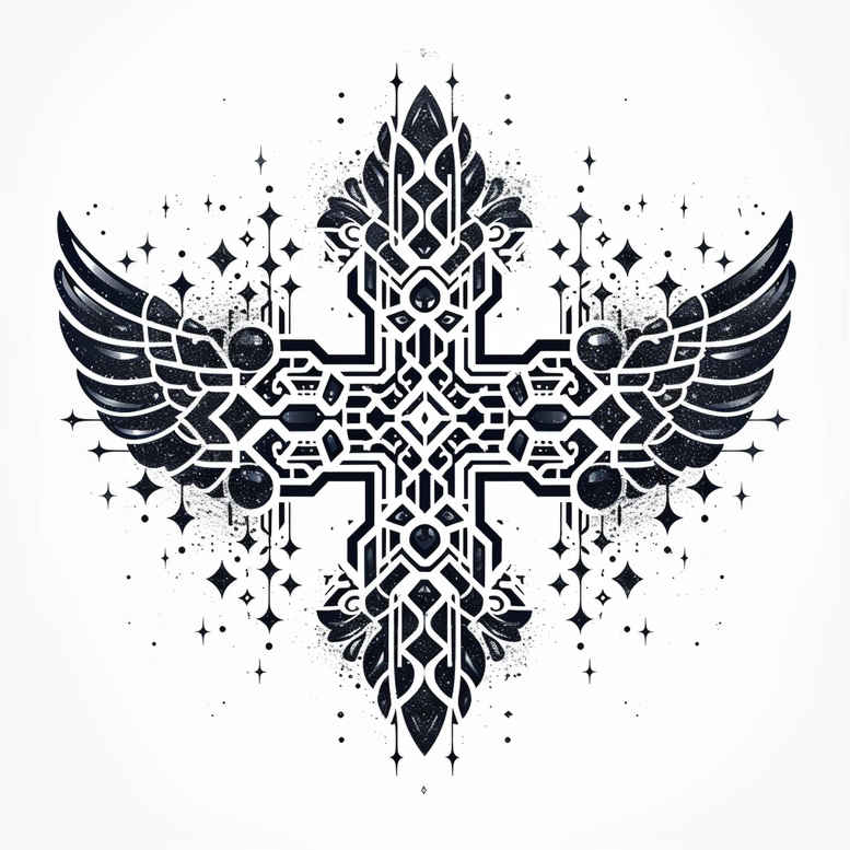 Krzyże - Free tattoo design ideas ai genereted - inkby.ai