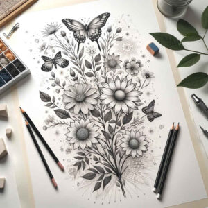 Motyle ćmy ważki - Free tattoo design ideas ai genereted - inkby.ai