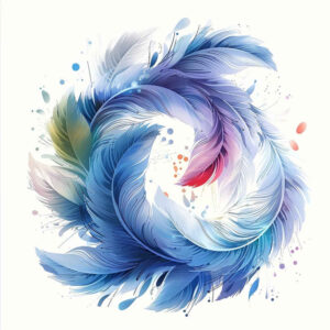Piórka - Free tattoo design ideas ai genereted - inkby.ai