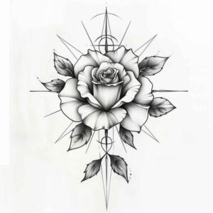 Delikatne kwiaty - Free tattoo design ideas ai genereted - inkby.ai