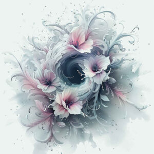 Delikatne kwiaty - Free tattoo design ideas ai genereted - inkby.ai