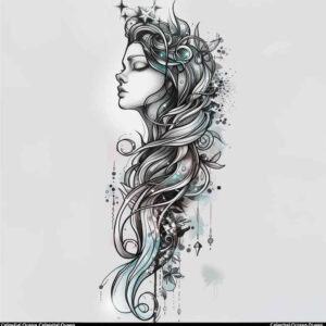 Postacie. - Free tattoo design ideas ai genereted - inkby.ai