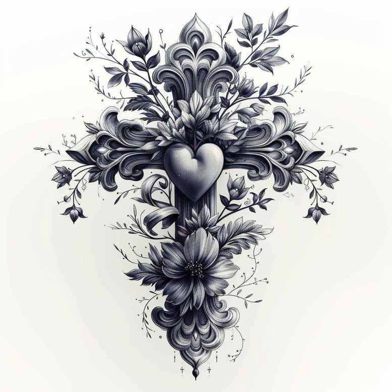 Krzyże - Free tattoo design ideas ai genereted - inkby.ai