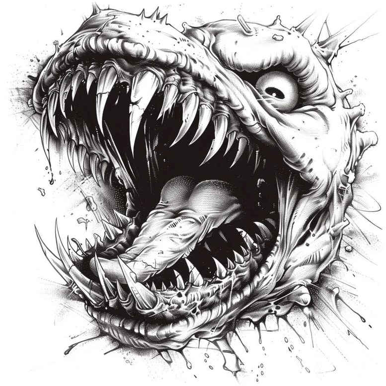 Inne mroczne - Free tattoo design ideas ai genereted - inkby.ai