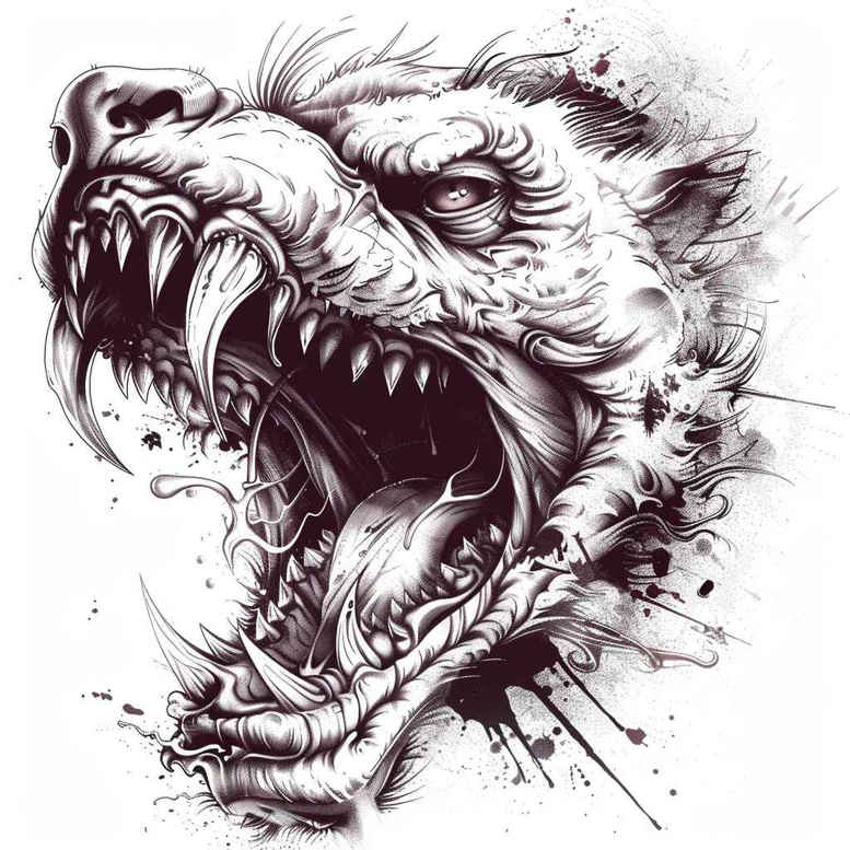 Inne mroczne - Free tattoo design ideas ai genereted - inkby.ai