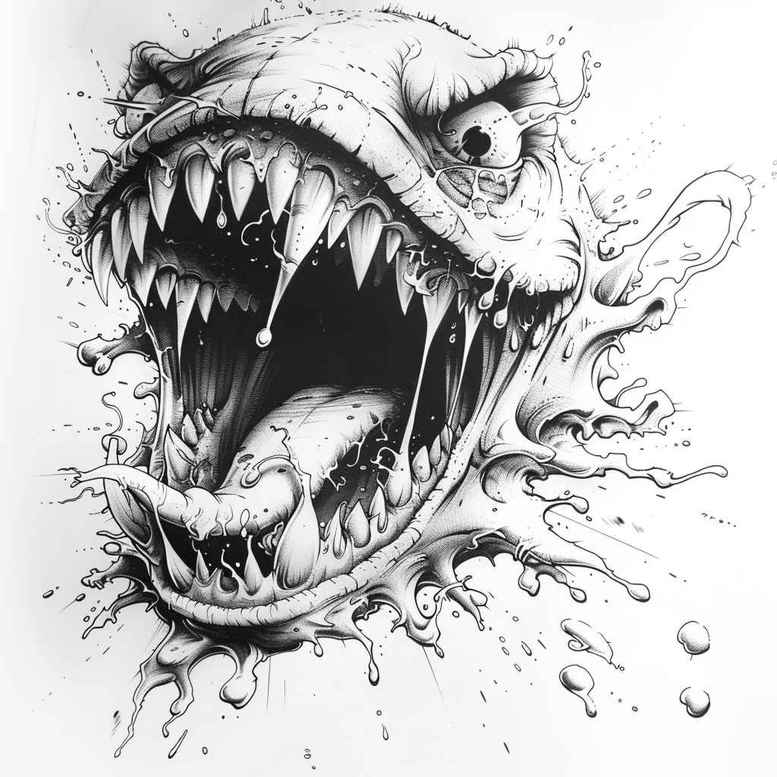 Inne mroczne - Free tattoo design ideas ai genereted - inkby.ai