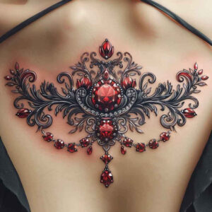 Korony i diamenty - Free tattoo design ideas ai genereted - inkby.ai