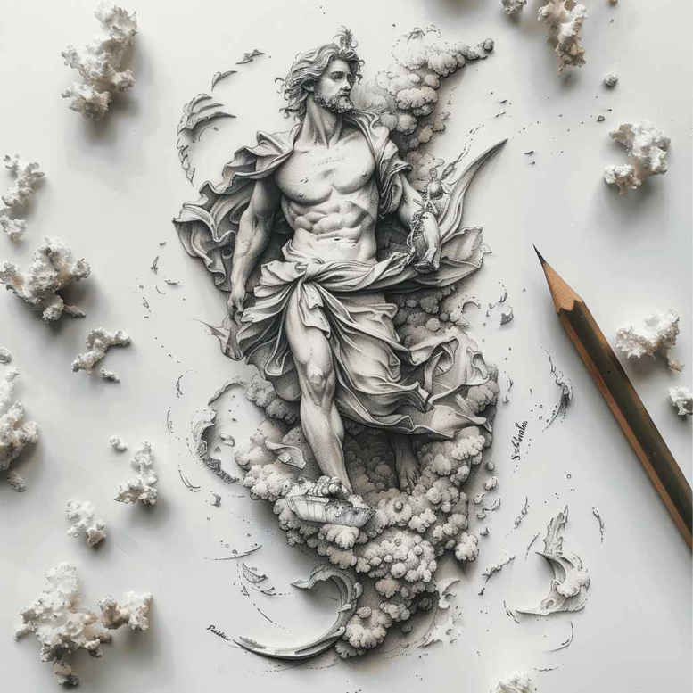 Postacie. - Free tattoo design ideas ai genereted - inkby.ai