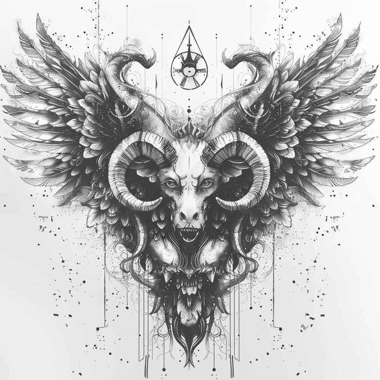 Inne mroczne - Free tattoo design ideas ai genereted - inkby.ai