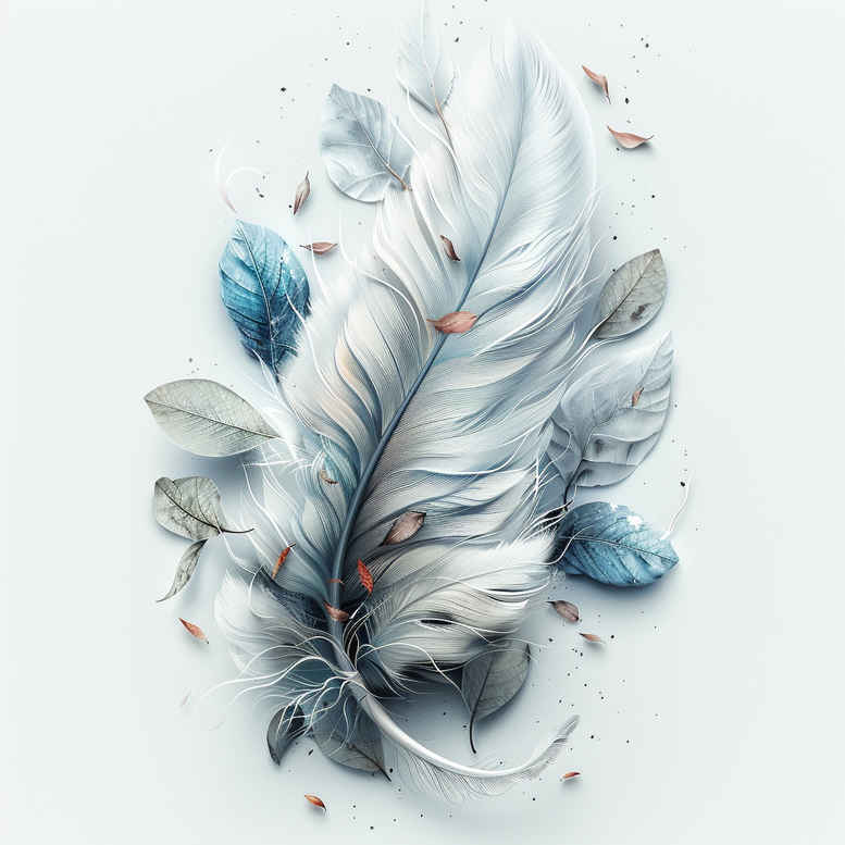 Piórka - Free tattoo design ideas ai genereted - inkby.ai