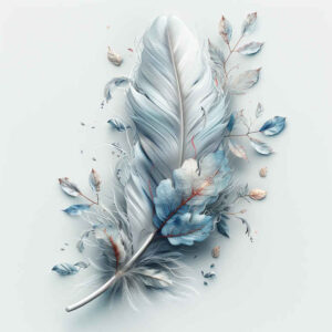 Piórka - Free tattoo design ideas ai genereted - inkby.ai