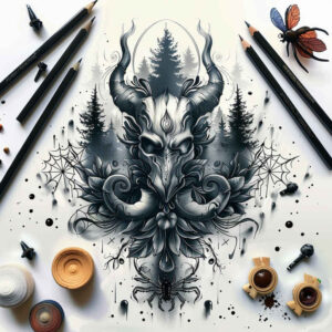 Inne mroczne - Free tattoo design ideas ai genereted - inkby.ai