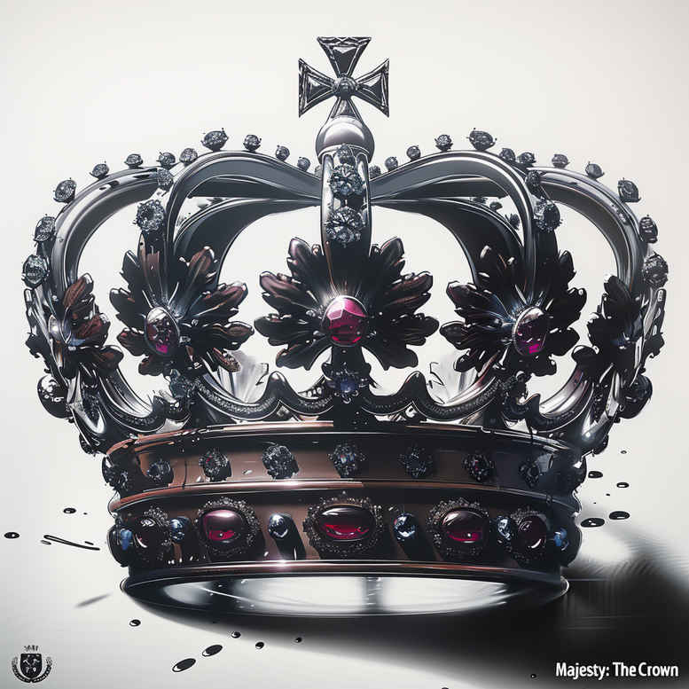 Korony i diamenty - Free tattoo design ideas ai genereted - inkby.ai