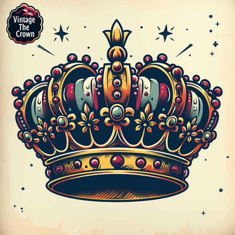 Korony i diamenty - Free tattoo design ideas ai genereted - inkby.ai