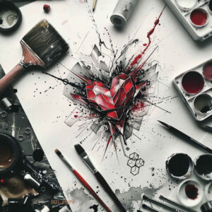 Korony i diamenty - Free tattoo design ideas ai genereted - inkby.ai
