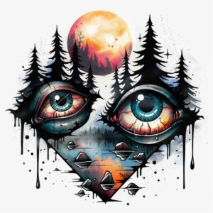 Surrealistyczne postacie - Free tattoo design ideas ai genereted - inkby.ai