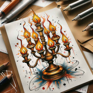 Świece - Free tattoo design ideas ai genereted - inkby.ai