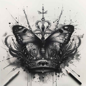 Motyle ćmy ważki - Free tattoo design ideas ai genereted - inkby.ai