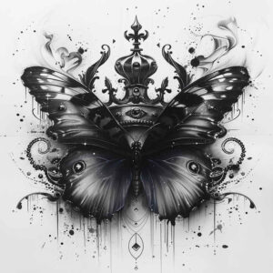 Motyle ćmy ważki - Free tattoo design ideas ai genereted - inkby.ai