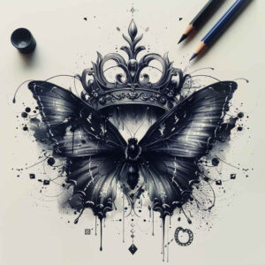Motyle ćmy ważki - Free tattoo design ideas ai genereted - inkby.ai