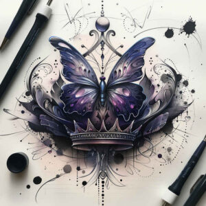 Motyle ćmy ważki - Free tattoo design ideas ai genereted - inkby.ai