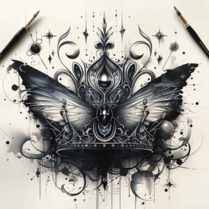 Motyle ćmy ważki - Free tattoo design ideas ai genereted - inkby.ai