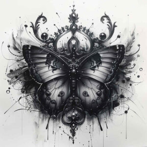 Motyle ćmy ważki - Free tattoo design ideas ai genereted - inkby.ai