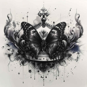 Motyle ćmy ważki - Free tattoo design ideas ai genereted - inkby.ai