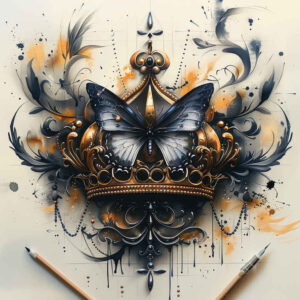 Motyle ćmy ważki - Free tattoo design ideas ai genereted - inkby.ai