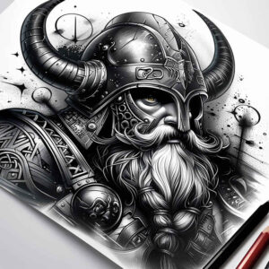 Wikingowie - Free tattoo design ideas ai genereted - inkby.ai