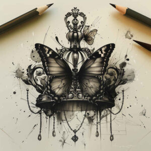 Motyle ćmy ważki - Free tattoo design ideas ai genereted - inkby.ai