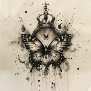 Motyle ćmy ważki - Free tattoo design ideas ai genereted - inkby.ai
