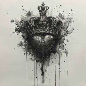 Korony i diamenty - Free tattoo design ideas ai genereted - inkby.ai