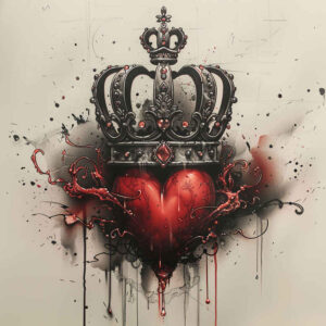 Korony i diamenty - Free tattoo design ideas ai genereted - inkby.ai