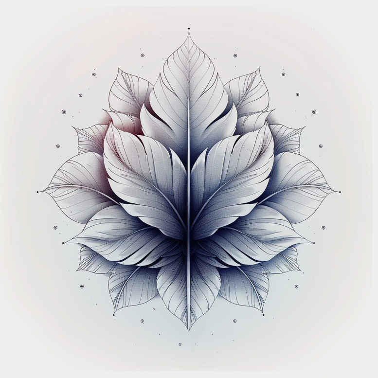 Piórka - Free tattoo design ideas ai genereted - inkby.ai