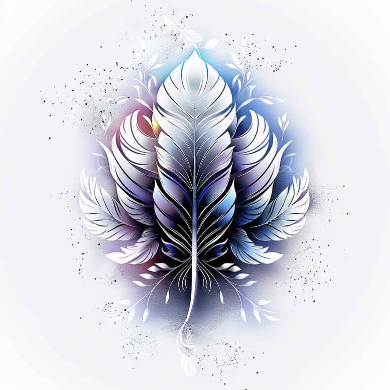 Piórka - Free tattoo design ideas ai genereted - inkby.ai