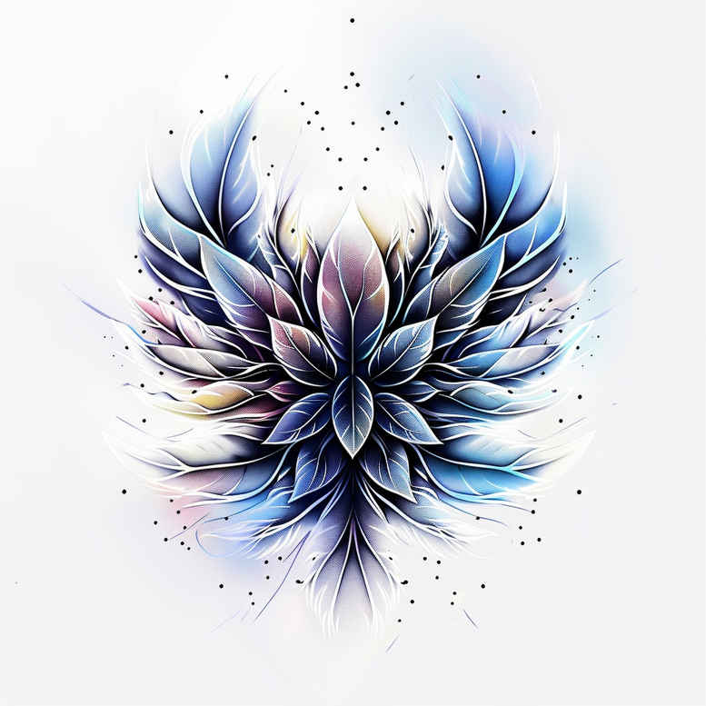 Piórka - Free tattoo design ideas ai genereted - inkby.ai