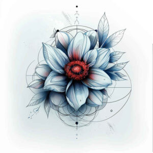 Delikatne kwiaty - Free tattoo design ideas ai genereted - inkby.ai