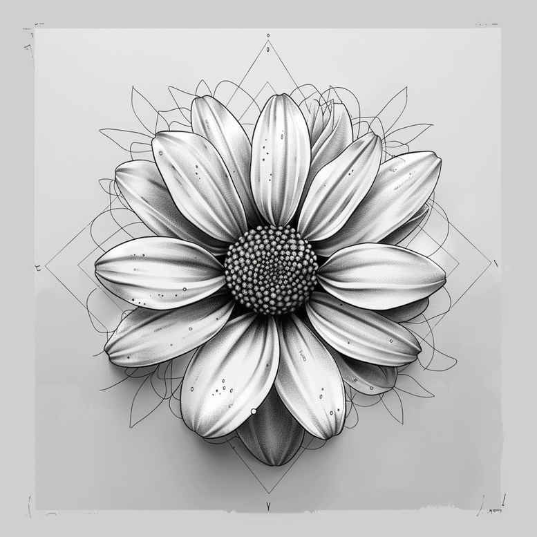 Delikatne kwiaty - Free tattoo design ideas ai genereted - inkby.ai